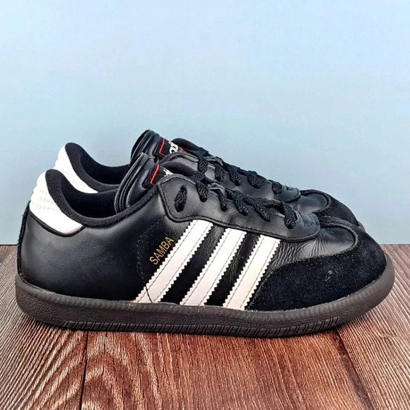 Adidas Samba Kids' Indoor Soccer Shoes sz 2Y - Picture 3 of 8
